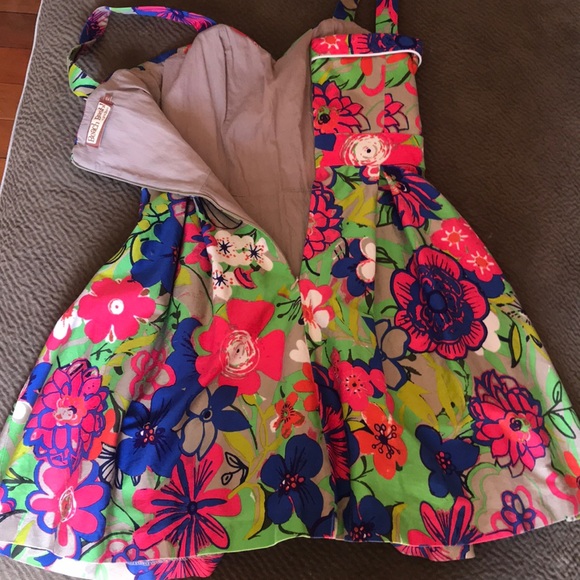 Floratina Beach Bash pinup rockabilly floral funky - Picture 4 of 8